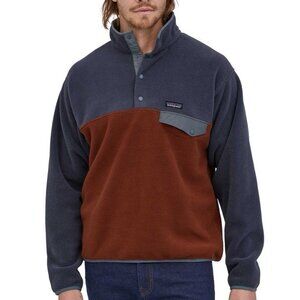 Patagonia Synchilla Snap-t Pullover Mens S Fox Red Fleece Sweater Outdoor